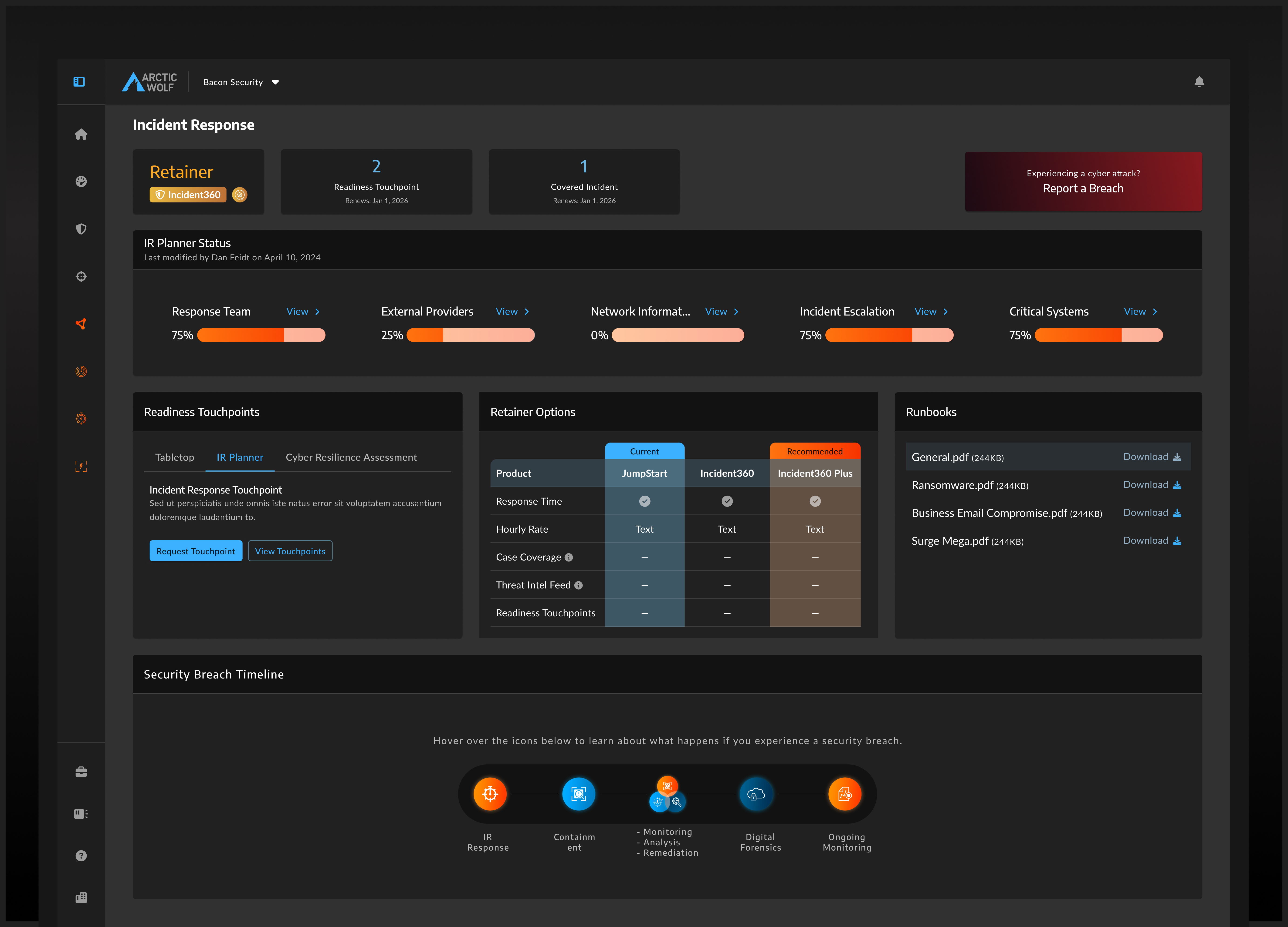 Incident Response Dashboard